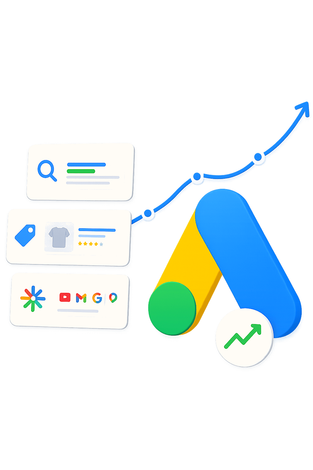 Campanii Google Ads & Shopping — Search, Performance Max și feed-uri optimizate pe POAS